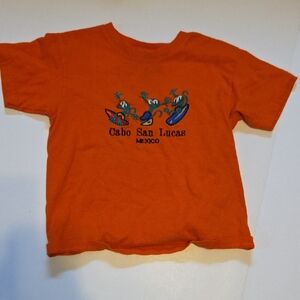 Orange Cabo San Lucas Kids T-Shirt